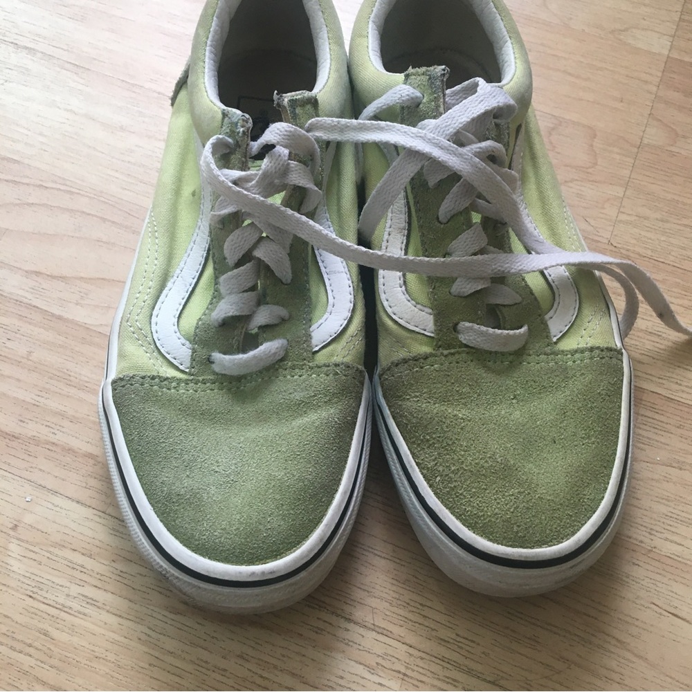 Vans Light Green Canvas 7.5 Women